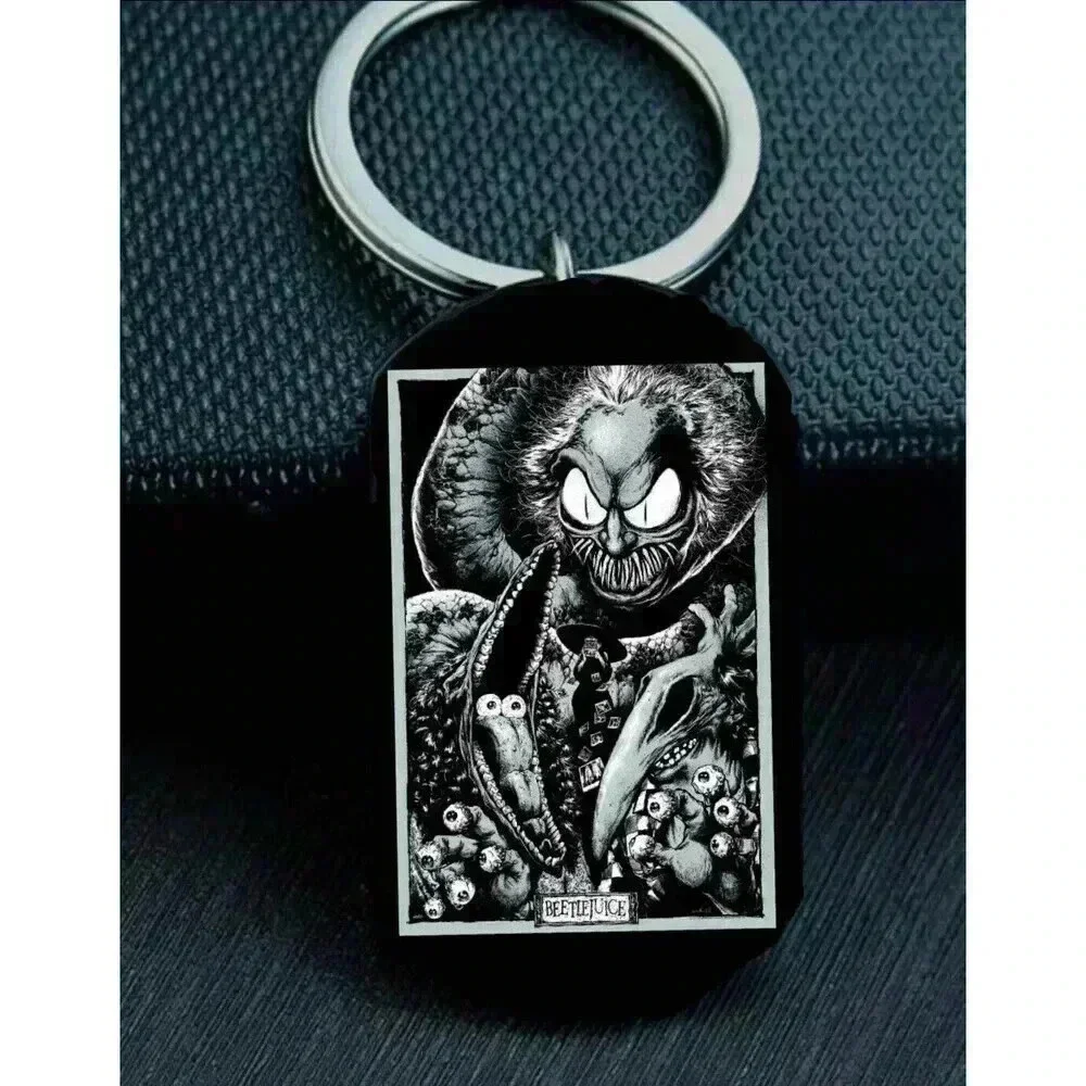Beetlejuice Sandworm Horror Movie Hot Art Keychain